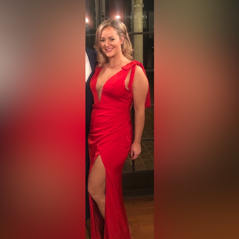 Lovers + Friends Patrick Gown - Red - Size L (8)
